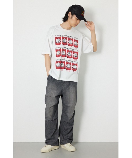 RODEO CROWNS WIDE BOWL（ロデオクラウンズワイドボウル）の「canned fluit Tシャツ（Tシャツ/カットソー・メンズ・ブラック/ライトブルー/ホワイト・LARGE/MEDIUM）」の7枚目の写真