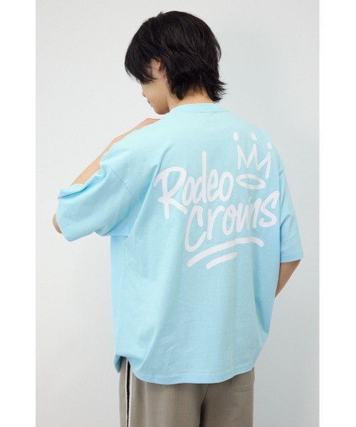 RODEO CROWNS WIDE BOWL（ロデオクラウンズワイドボウル）の「canned fluit Tシャツ（Tシャツ/カットソー・メンズ・ブラック/ライトブルー/ホワイト・LARGE/MEDIUM）」の17枚目の写真