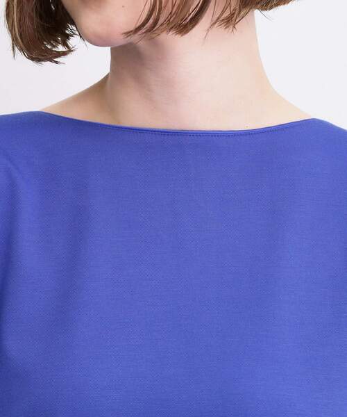 grove（グローブ）の「【持続冷感・体型カバー】サテンパイピングドルマンカットソー（Tシャツ/カットソー・レディース・ブラック/ブルー系その他/オフホワイト/グレー・03/02/04/05）」の13枚目の写真