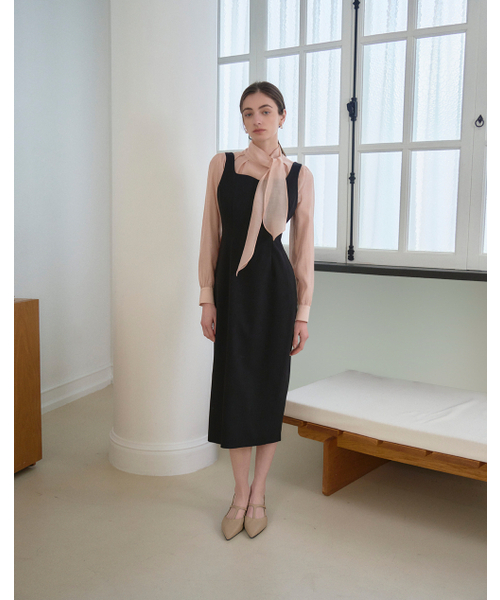 GIEMAR（ジエマル）の「スリーブレスドレスブラック（ワンピース・レディース・その他・SMALL/MEDIUM）」の2枚目の写真