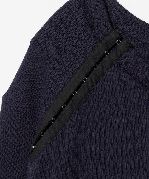 ATTISESSION(アティセッション)の「<ATTISESSION>ホック サーマル トップス(Tシャツ/カットソー・レディース・ホワイト/ネイビー・FREE)」の17枚目の写真