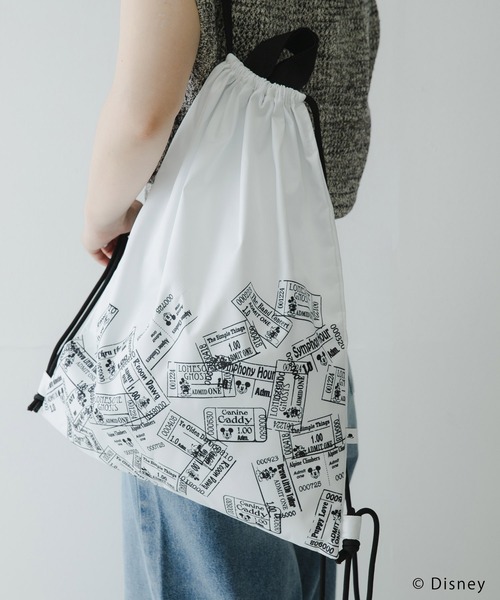 Disney(ディズニー)の「別注/Disney/2WAYナップサック(バックパック/リュック・レディース・ホワイト/レッド・-)」の4枚目の写真