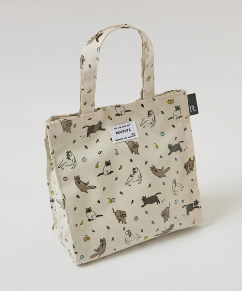ROOTOTE（ルートート）の「ROOTOTE/ルートート EU.スクエア.ラミネート-Y（トートバッグ・レディース・カーキ/アイボリー・ONE SIZE）」の12枚目の写真