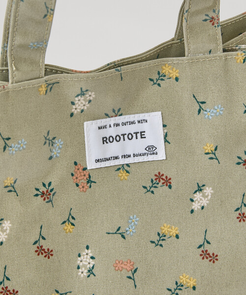 ROOTOTE（ルートート）の「ROOTOTE/ルートート EU.スクエア.ラミネート-Y（トートバッグ・レディース・カーキ/アイボリー・ONE SIZE）」の19枚目の写真