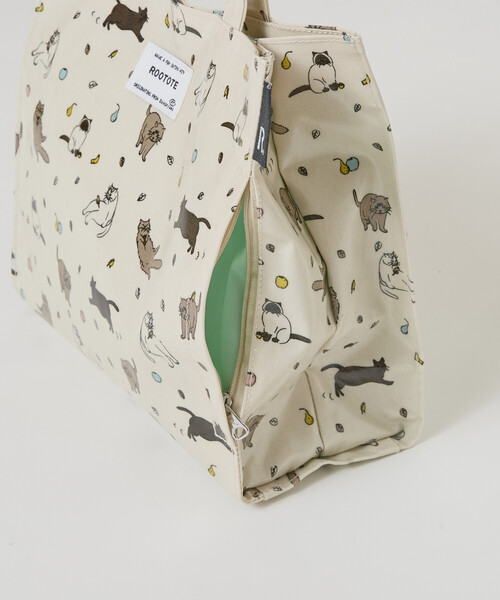 ROOTOTE（ルートート）の「ROOTOTE/ルートート EU.スクエア.ラミネート-Y（トートバッグ・レディース・カーキ/アイボリー・ONE SIZE）」の21枚目の写真