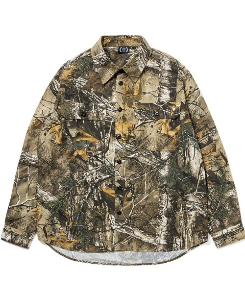 430(フォーサーティ)の「ms6601-L-S RTC UTILITY SHIRT ミリタリーシャツ(26-145)(シャツ/ブラウス・メンズ・カモフラージュ/リアルツリーカモ・1/2/3/0)」の2枚目の写真