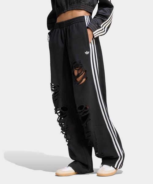 adidas(アディダス)の「adidas Originals ダメージ加工 ジョガー / アディダスオリジナルス adidas Originals(スウェットパンツ・レディース・ブラック・LARGE/XX-LARGE/3XL/X-SMALL/MEDIUM/SMALL/X-LARGE)」の1枚目の写真