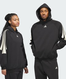 アディダス バスケットボール スリーストライプス フリースパーカー（ジェンダーニュートラル）  / アディダス adidas