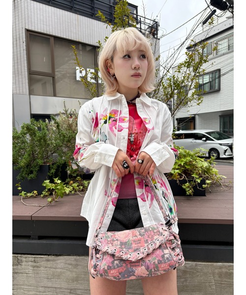 ブランド古着】Desigual｜デシグアルのショルダーバッグ（ピンク/桃色