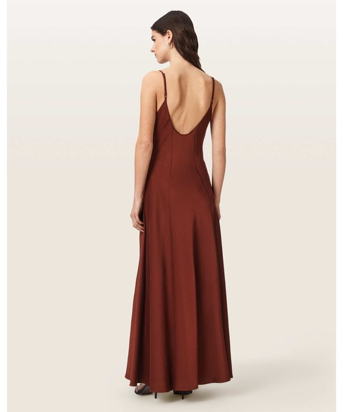 ALLSAINTS(オールセインツ)の「IRINA MAXI SLIP DRESS | IRINA マキシ スリップ ドレス・ワンピース(ワンピース・レディース・ブラウン系その他・10/8/4)」の5枚目の写真
