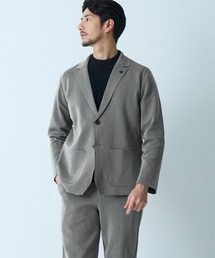 TETE HOMME（テットオム）の「ミラノリブニットジャケット / ウォッシャブル / セットアップ対応（テーラードジャケット）」