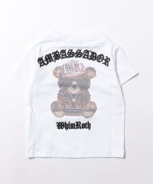 adamsJUGGLER(アダムスジャグラー)の「W/R R.Sタン・ベアーティーキッズ(Tシャツ/カットソー・キッズ・ホワイト/ブラック・150/100/110/120/130)」の15枚目の写真