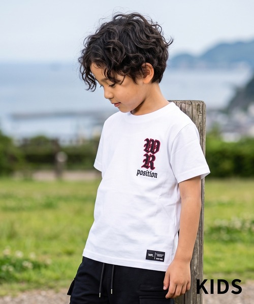 adamsJUGGLER(アダムスジャグラー)の「W/R R.Sタン・ベアーティーキッズ(Tシャツ/カットソー・キッズ・ホワイト/ブラック・150/100/110/120/130)」の3枚目の写真