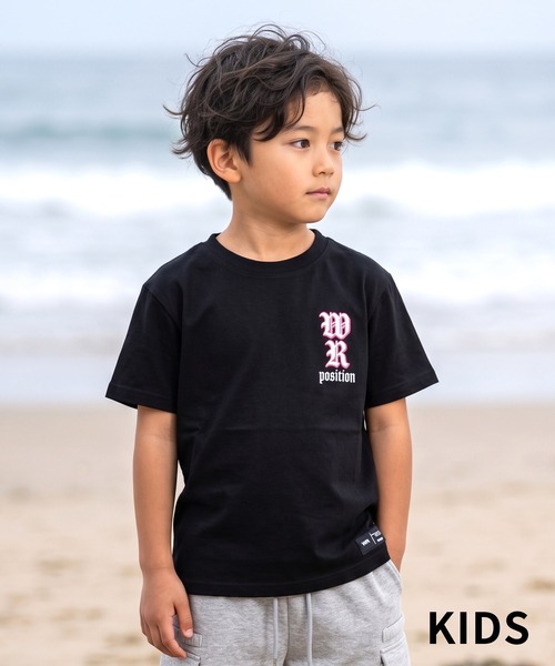 adamsJUGGLER(アダムスジャグラー)の「W/R R.Sタン・ベアーティーキッズ(Tシャツ/カットソー・キッズ・ホワイト/ブラック・150/100/110/120/130)」の4枚目の写真