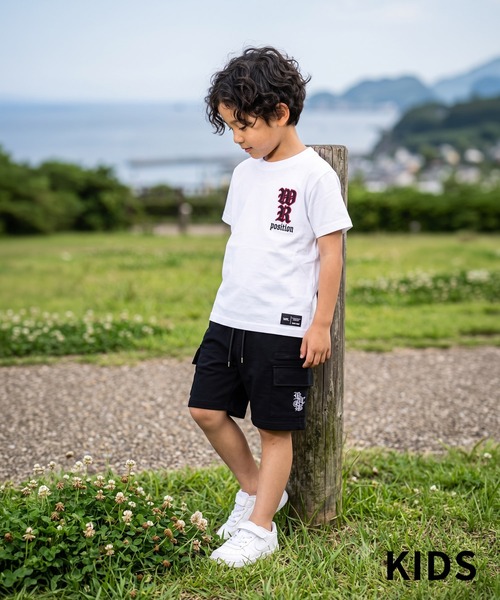 adamsJUGGLER(アダムスジャグラー)の「W/R R.Sタン・ベアーティーキッズ(Tシャツ/カットソー・キッズ・ホワイト/ブラック・150/100/110/120/130)」の5枚目の写真