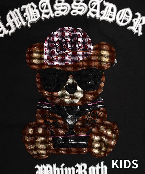 adamsJUGGLER(アダムスジャグラー)の「W/R R.Sタン・ベアーティーキッズ(Tシャツ/カットソー・キッズ・ホワイト/ブラック・150/100/110/120/130)」の10枚目の写真