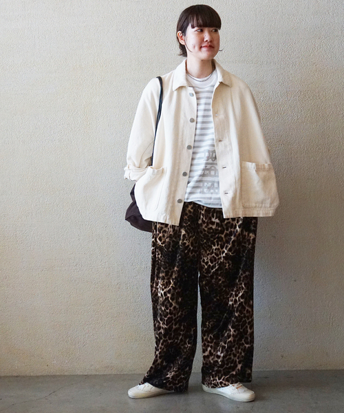 JOURNAL STANDARD LUXE（ジャーナルスタンダード　ラックス）の「レオパベロア イージーパンツ（その他パンツ・レディース・ブラウン・FREE）」の6枚目の写真