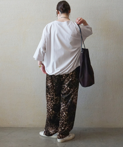 JOURNAL STANDARD LUXE（ジャーナルスタンダード　ラックス）の「レオパベロア イージーパンツ（その他パンツ・レディース・ブラウン・FREE）」の8枚目の写真