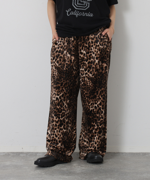 JOURNAL STANDARD LUXE（ジャーナルスタンダード　ラックス）の「レオパベロア イージーパンツ（その他パンツ・レディース・ブラウン・FREE）」の10枚目の写真