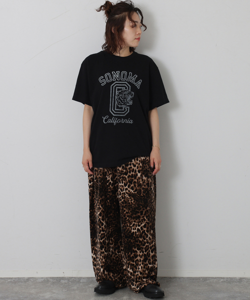 JOURNAL STANDARD LUXE（ジャーナルスタンダード　ラックス）の「レオパベロア イージーパンツ（その他パンツ・レディース・ブラウン・FREE）」の12枚目の写真