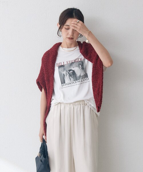 RIVE DROITE(リヴドロワ)の「リリースラブルーズニット(秋服)(ニット/セーター・レディース・ボルドー/ブルー/モカ/ブラック・FREE)」の13枚目の写真