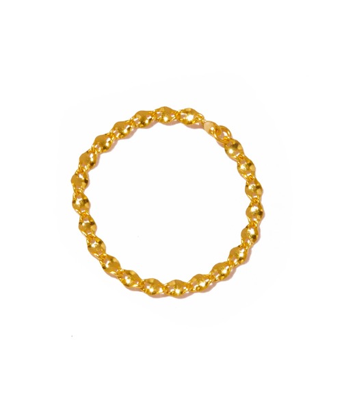 les bonbon(ルボンボン)の「【les bonbon】K18 aria ring/アリア リング 18金 チェーン(リング・レディース・イエローゴールド・S/M/L)」の1枚目の写真