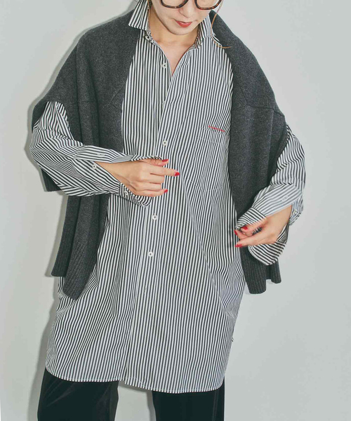 Spick & Span(スピックアンドスパン)の「《40周年 別注》TICCA / ティッカ スクエアチュニック(チュニック・レディース・ホワイト/ブラック系その他・FREE)」の22枚目の写真