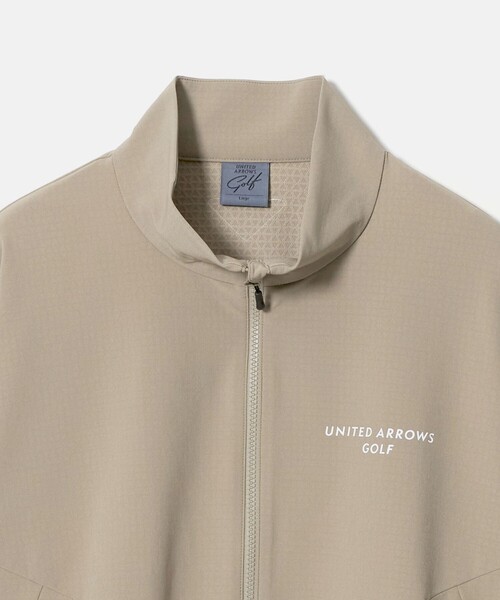 UNITED ARROWS GOLF(ユナイテッドアローズゴルフ)の「メンズ ストームフリース ライト ブルゾン 撥水 透湿性 2WAYストレッチ(ブルゾン・メンズ・ブラック/ベージュ・M/XL/L)」の4枚目の写真