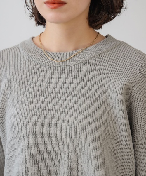 Bou Jeloud(ブージュルード)の「軽量レイヤードニットプルオーバー(その他トップス・レディース・オフホワイト/ブラック・FREE)」の21枚目の写真