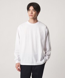 【WEB限定】JUST fit デイリー ワイド 長袖 Tシャツ -吸水速乾・抗菌-
