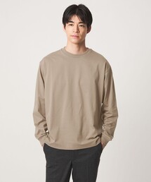 【WEB限定】JUST fit デイリー ワイド 長袖 Tシャツ -吸水速乾・抗菌-