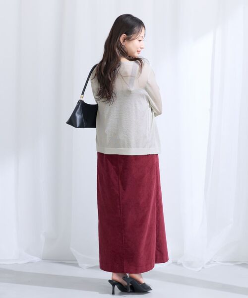 COHINA(コヒナ)の「ストレッチコーデュロイジャンパースカート 【低身長・小柄女性】(ジャンパースカート・レディース・キャメル/チャコール/ボルドー・S/XS)」の22枚目の写真