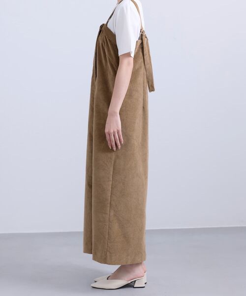 COHINA(コヒナ)の「ストレッチコーデュロイジャンパースカート 【低身長・小柄女性】(ジャンパースカート・レディース・キャメル/チャコール/ボルドー・S/XS)」の8枚目の写真