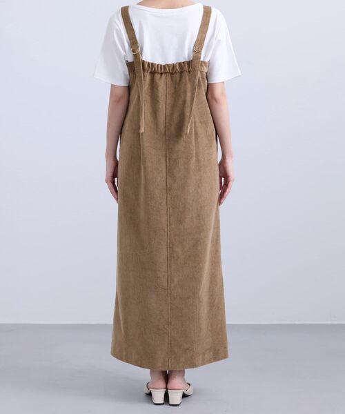 COHINA(コヒナ)の「ストレッチコーデュロイジャンパースカート 【低身長・小柄女性】(ジャンパースカート・レディース・キャメル/チャコール/ボルドー・S/XS)」の9枚目の写真