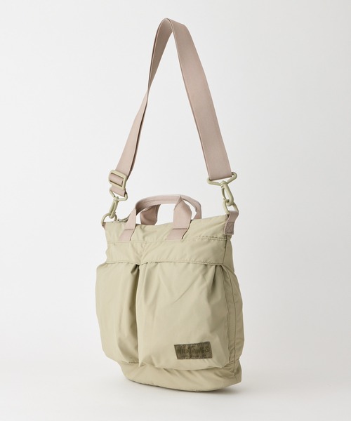 WILD THINGS(ワイルドシングス)の「【WILD THINGS】METROPOLIS HELMET BAG S(ショルダーバッグ・レディース・ブラック/ベージュ・ONE SIZE)」の6枚目の写真