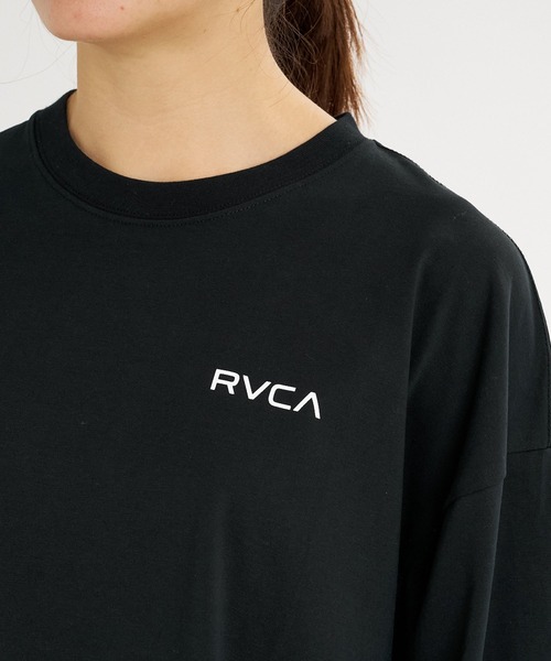 RVCA（ルーカ）の「RVCA ウィメンズ ALL LS TEE ロンT 【2026年秋冬モデル】/ルーカストレッチドライUVカットバックプリント長袖ロンT（Tシャツ/カットソー・レディース・イエロー系その他/ホワイト/ブラック・SMALL/MEDIUM）」の10枚目の写真