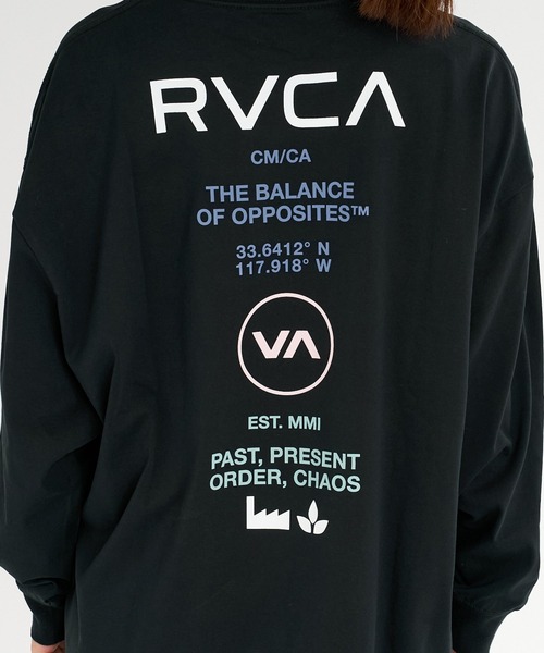 RVCA（ルーカ）の「RVCA ウィメンズ ALL LS TEE ロンT 【2026年秋冬モデル】/ルーカストレッチドライUVカットバックプリント長袖ロンT（Tシャツ/カットソー・レディース・イエロー系その他/ホワイト/ブラック・SMALL/MEDIUM）」の11枚目の写真