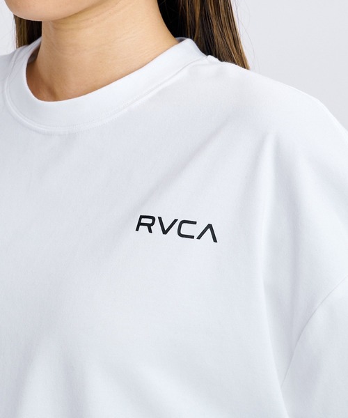 RVCA（ルーカ）の「RVCA ウィメンズ ALL LS TEE ロンT 【2026年秋冬モデル】/ルーカストレッチドライUVカットバックプリント長袖ロンT（Tシャツ/カットソー・レディース・イエロー系その他/ホワイト/ブラック・SMALL/MEDIUM）」の7枚目の写真