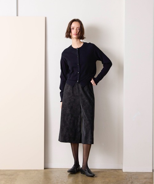 Marilyn Moon(マリリンムーン)の「cotton cashmere bijou cardigan(カーディガン/ボレロ・レディース・アイボリー/ネイビー/レッド/ブラック/パープル・FREE)」の9枚目の写真