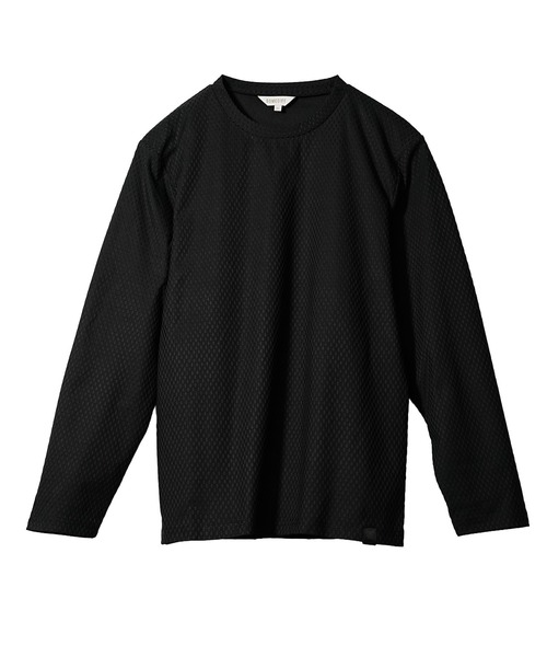 SOMEDIFF(サムディフ)の「【SOMEDIFF】オーバルドット柄クルーネックロンT メンズ 長袖 Tシャツ 秋服(Tシャツ/カットソー・メンズ・オフホワイト/ブラック/ボルドー・XL/M/L/XXL)」の10枚目の写真