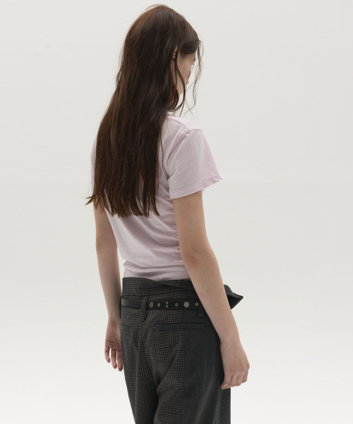 LCDC TM(エルシーディーシーティーエム)の「ダーツディテールグラフィックTシャツ(ラベンダー)(Tシャツ/カットソー・レディース・その他・MEDIUM/SMALL)」の6枚目の写真