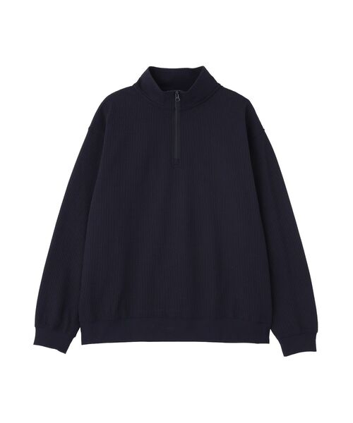 CRAFT STANDARD BOUTIQUE(クラフトスタンダードブティック)の「ワッフルハーフジッププルオーバー(ニット/セーター・メンズ・ライトベージュ/ネイビー・M/L)」の13枚目の写真