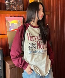ODD STUDIO（オッドスタジオ）の「◇ODDSTUDIO◇ブランド直輸入正規品/ベリークローズ ラグラン オーバーフィット 長袖 Very Close Raglan Overfit Long Sleeve（Tシャツ/カットソー）」