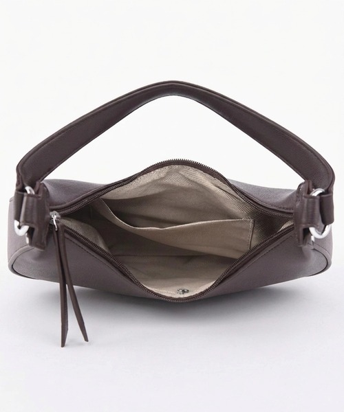 STYLEBLOCK(スタイルブロック)の「ラウンドショルダーバッグ/ペットボトル収納可(ショルダーバッグ・レディース・ダークブラウン/ブラック・FREE)」の10枚目の写真