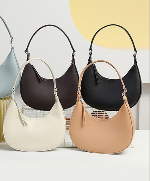 STYLEBLOCK(スタイルブロック)の「ラウンドショルダーバッグ/ペットボトル収納可(ショルダーバッグ・レディース・ダークブラウン/ブラック・FREE)」の14枚目の写真