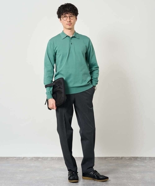 a.v.v（アーヴェヴェ）の「【イージーケア/洗濯機で洗える/4WAYストレッチ】4WAYツイルストレッチスラックス（スラックス・メンズ・グレー/チャコールグレー・46/48/50）」の4枚目の写真