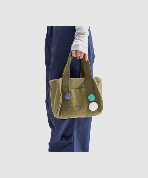 HEISAN（ハイサン）の「コットン ダッフルバッグ アイボリー (Size: S)（ボストンバッグ・レディース・その他・FREE）」の3枚目の写真
