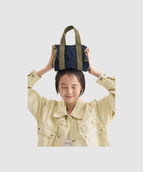 HEISAN（ハイサン）の「コットン ダッフルバッグ アイボリー (Size: S)（ボストンバッグ・レディース・その他・FREE）」の4枚目の写真