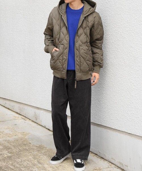 TAION（タイオン）の「【SHIPS any別注】TAION:〈手洗い可能〉ミリタリーキルト ダブルジップ ダウン パーカ ー26AW◆（ブルゾン・メンズ・ブラック/キャメル・X-LARGE/LARGE/MEDIUM/SMALL）」の20枚目の写真