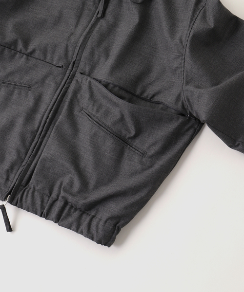 MATSUFUJI(マツフジ)の「MATSUFUJI / マツフジ WOOL HIDDEN POCKET JACKET(その他アウター・メンズ・チャコールグレー/ブラック・2)」の7枚目の写真